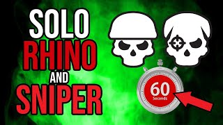 DMZ • Solo the RHINO amp SNIPER within 60 SECONDS • Hunting Party Mission [upl. by Driscoll988]