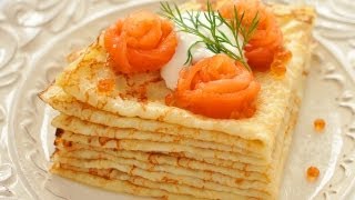 Тонкие Блинчики на молоке Самые вкусные блины на масленицу Готовим дома [upl. by Mourant177]