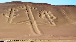 The mysterious geoglyph  Paracas candelabra  Peru [upl. by Placeeda]