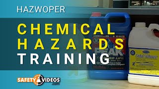 HAZWOPER Chemical Hazards Training from SafetyVideoscom [upl. by Enyaw]