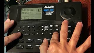 How to change the beat length on an Alesis SR 16 drum machine [upl. by Deuno]