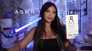 ASMR Unpredictable Eye Exam Light Triggers Colored Filters Testing Your Focus [upl. by Oryaj]