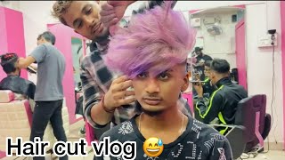 MY HAIR CUT VLOG  FUNKEY BOY FUNNY  VLOG LATEST [upl. by Anthea]