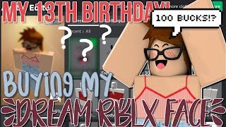 BUYING MY DREAM FACE 100 DOLLARS Birthday Video [upl. by Ninette758]