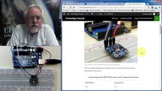 Arduino with Python LESSON 9 Measuring Pressure and Temperature with the BMP180 Sensor [upl. by Atinet]