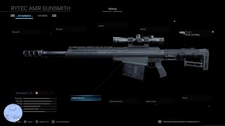 MW ALL BARRETT 50 RYTEC AMR Sniper Customization and Attachments  Gunsmith MAX level SNIPER [upl. by Eahsed]