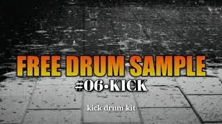 FREE DRUM SAMPLE 06•KICK [upl. by Chris318]