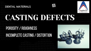 Casting Defects  Dental Materials  Super Simple [upl. by Atipul537]