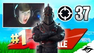 Mongraal  INSANE 37 KILL SOLO VS SQUADS WIN Fortnite New Personal Record [upl. by Eelrihs]