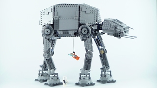 LEGO Star Wars 10178 Motorized Walking ATAT Review [upl. by Arrimat437]