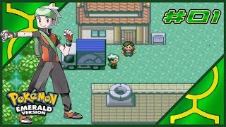 Pokemon Emerald Walkthrough Part 1 The Champ Invades Hoenn Again Time to Choose Peoples [upl. by Ainessey526]