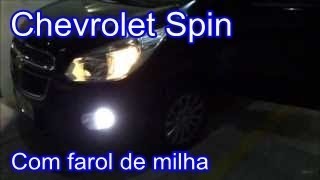 Chevrolet Spin  Funcionamento do Farol de Milha [upl. by Githens]