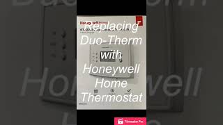 Camper Travel Trailer DuoTherm thermostat replacement with Honeywell Home programmable [upl. by Uokes]