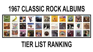 1967 CLASSIC ROCK ALBUMS TIER LIST RANKING [upl. by Pen381]