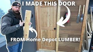 HOW TO BUILD A DOOR ON A BUDGET [upl. by Acire]