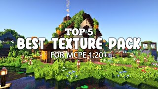 Top 5 Texture Pack For MCPE 120 [upl. by Adnahsar]