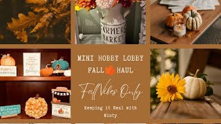 Mini Hobby Lobby Fall Haul [upl. by Wrench]