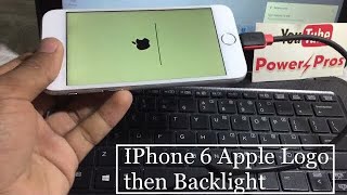 IPhone 6 Apple logo then blank display  iPhone 6 Apple logo then backlight [upl. by Vic]