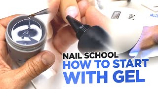 Nail School  Beginners Guide on How to Start Using Hard Gel  VerticalVideo [upl. by Jemmie]