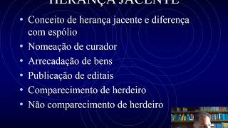 Herança jacente e herança vacante [upl. by Gnad38]