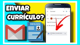 COMO ENVIAR CURRÍCULO POR EMAIL ATRAVÉS DO CELULAR [upl. by Troy860]