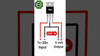 7805 IC WORKING  7805 VOLTAGE REGULATOR IC SCIENCE PROJECT 7805 [upl. by Shatzer]