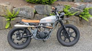 Yamaha SR500 Custom Scrambler 1978 [upl. by Airetas846]