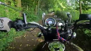 Pilgrims way to Squids gate lane Royal Enfield Meteor 350 [upl. by Ihdin21]