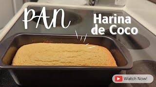 Cómo hacer Pan Dulce de Harina de Coco Una Receta Saludable y Deliciosa [upl. by Ymmaj]