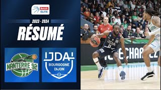 Nanterre vs Dijon  Resume 20232024  LNB Officiel [upl. by Jose]