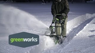 Greenworks Tools 80Volt 20in Snow Thrower [upl. by Payton]