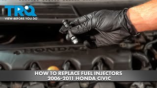 How to Replace Fuel Injectors 20062011 Honda Civic [upl. by Ingaborg]