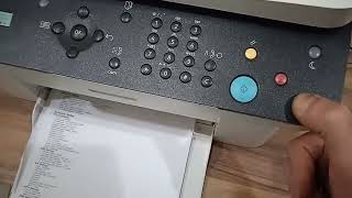 Xerox WC3025 Her Açılışta Yapılandırma Sayfası Çıkarıyor Kapatma [upl. by Anaibaf]