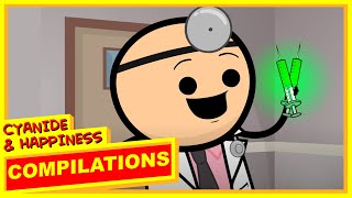 Cyanide amp Happiness Compilation  Dastardly Doctors [upl. by Dyrrej]