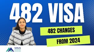 482 Visa changes from 2024 [upl. by Farand]