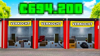 Ik Ging 1 UUR Garages KOPEN en VERDIENDE € [upl. by Betteann]