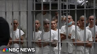 Rare look inside El Salvadors mega prison [upl. by Lednam]