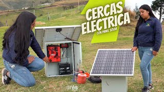 Cómo funciona la cerca eléctrica con panel solar [upl. by Attener578]