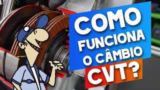 Como funciona o câmbio CVT [upl. by Eugenie]