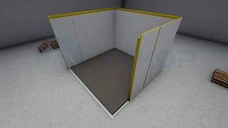 How to install a cold room [upl. by Tarra]