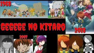 Opening changes of anime GeGeGe no Kitarō from 1968 to 2018  Your Info [upl. by Nayr]