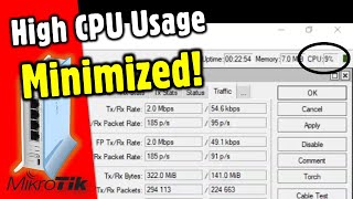 MikroTik 100 CPU USAGE  Critical Error amp Crashing Router FIXED [upl. by Linnette]