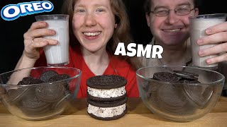 ASMR OREO CEREAL amp ICE CREAM MUKBANG No Talking EATING SOUNDS [upl. by Carlota]