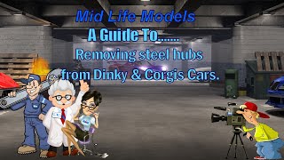 A guide to Steel Wheel and Axles removal from Dinky and Corgi Cars [upl. by Inaja552]