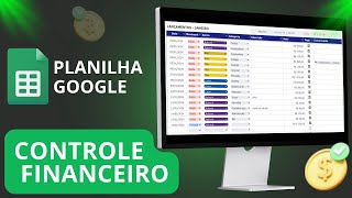 Planilha Google de Controle Financeiro [upl. by Yrok]