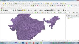 EXTRACTION OF STATES AND DISTRICT BOUNDARIES FROM SHAPEFILE IN QGIS [upl. by Odyssey]