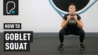 How To Do A Goblet squat [upl. by Clabo]