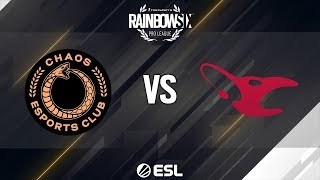 R6 Pro League  Season 9  EU  CHAOS vs mousesports  Consulate  Week 10 [upl. by Mott]