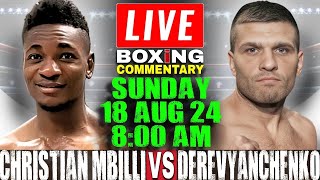 🔴LIVE Christian Mbilli vs Sergiy Derevyanchenko Commentary WBC Continental Americas Super Middle [upl. by Cira]