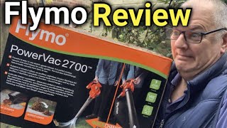 Review Flymo PowerVac 2700 Garden Blower and Vacuum System [upl. by Nette]